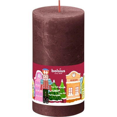 Sviečka Bolsius Luskáčik, valcová, Vianoce, 54 hod., 68x130 mm 2172467