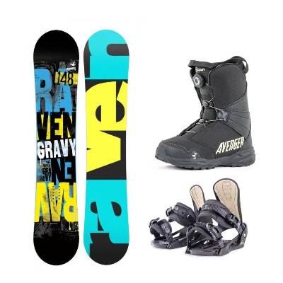 Raven Gravy junior mini snowboard + Beany Junior vázání + Beany Avenger BS boty - 90 cm + S - EU 36-38