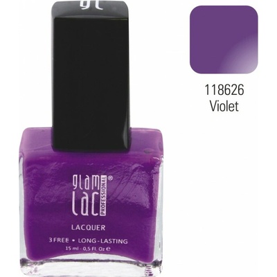 GlamLac Lak na nehty 118626 Violet 15 ml