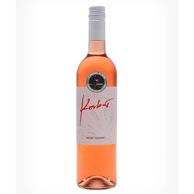 Korbaš Rodinné vinárstvo rosé polosladké Cabernet Sauvignon polosladké ružové 2024 12,5% 0,75 l (čistá fľaša)