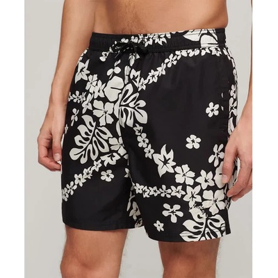 Superdry Бански гащета Superdry Hawaiian Print 17´´ swimming shorts - Multicolor (Surf School Black)