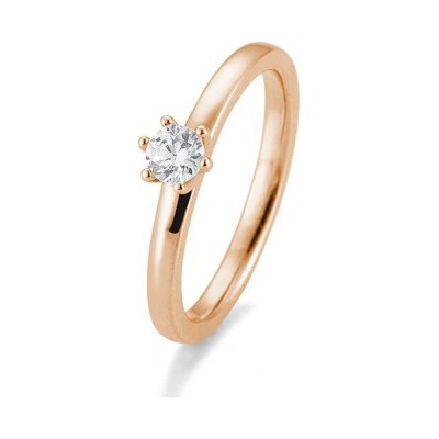 Sofia Diamonds prsteň z ružového zlata s diamantom BE41 05990 R