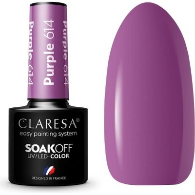 Claresa Gél lak Purple 614 5 ml