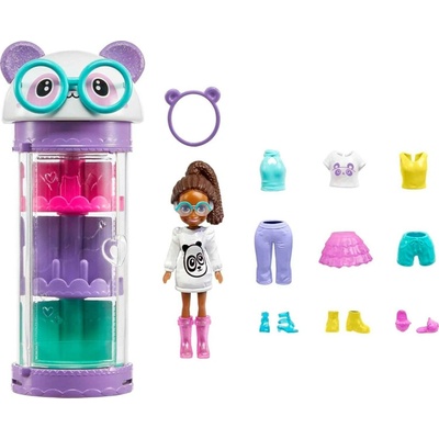 Mattel Polly Pocket Style Spinner Fashion šatník panda