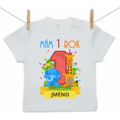Boodyy Tričko s krátkým rukávem Mám 1 rok