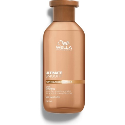 Wella Professionals Ultimate Smooth Shampoo intenzivně vyživující šampon pro lesk a hebkost vlasů 250 ml