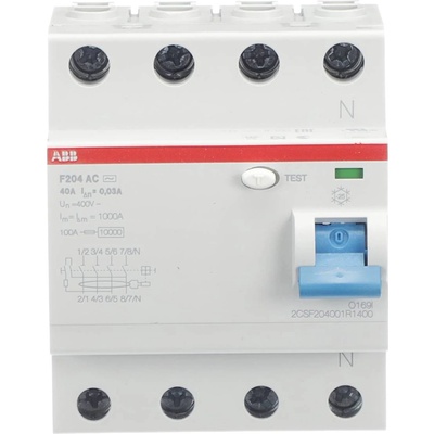 ABB ДТЗ 4p f204 rccb ac-40a/30ma (m518233)