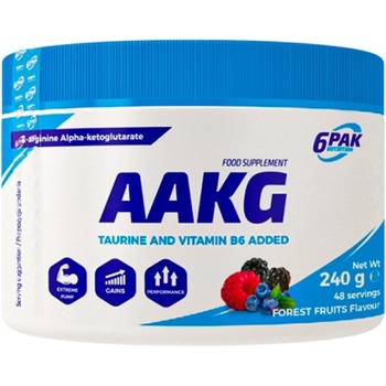 Image 1 of 6PAK Nutrition AAKG Powder Flavored [240 грама] Горски плодове