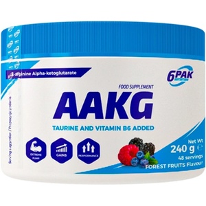 6PAK Nutrition AAKG Powder Flavored [240 грама] Горски плодове