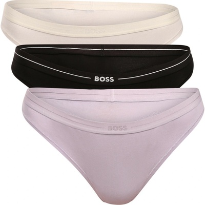 BOSS 3PACK dámske tangá viacfarebné (50510030 969)
