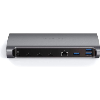 Satechi Thunderbolt 4 Dock - мултифункционална док станция за свързване на допълнителна периферия за компютри с USB-C порт (тъмносив)