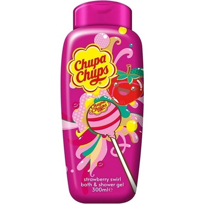 Chupa Chups Strawberry Jahoda sprchový gel a pěna 300 ml