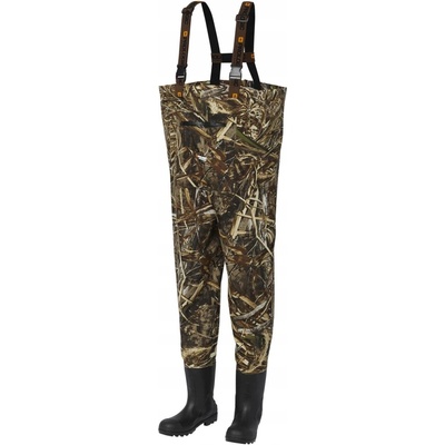 Prologic Brodící Nohavice MAX5 Taslan Chest Wader Bootfoot Cleated