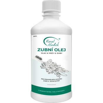 KH zubní olej ze 7 bylin k péči o zuby při parodontóze 500 ml