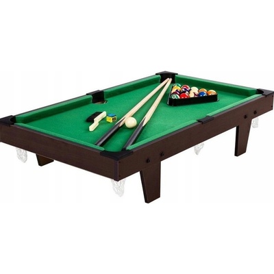 Mini pool kulečník hnědý + příslušenství