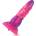 HISMITH HSA103 Ophicone Silicone Dildo KlicLok 8.6" Pink-Purple