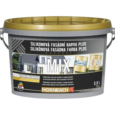 Hornbach MIX Silikonová fasádní barva Plus 2,5 l