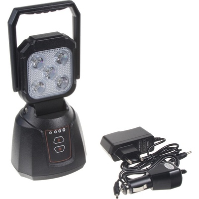 AKU pracovné LED svetlo s magnetom 15W biela / oranžová