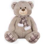 Mikro Plush Friends плюшено мече 65см седящо с шал (90256)