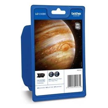 Brother LC-1240BKBP2 двойна опаковка черен (black) оригинална касета (LC1240BKBP2)