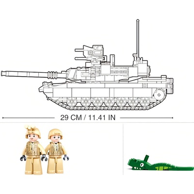 Sluban B0892 Bojový tank M1A2 SEP V2 Abrams