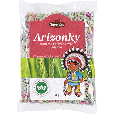 Kávoviny Arizonky ochucená pufovaná rýže loupaná 60 g