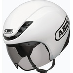ABUS Велосипедна каска ABUS Gamechanger TT 1.1 shiny white