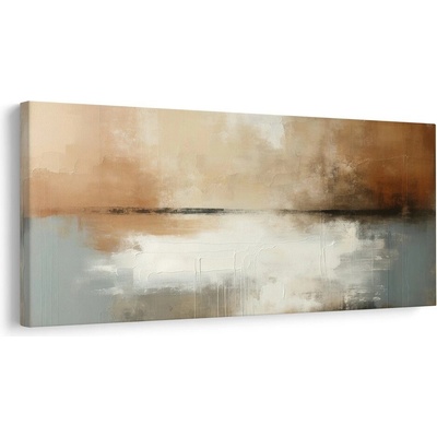 Obraz mlhavý horizont nad vodou - 120x60