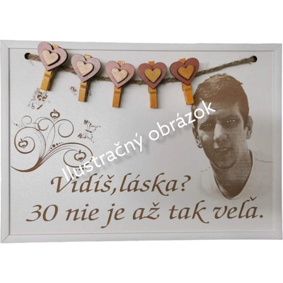 Narodeninový obraz s fotografiou