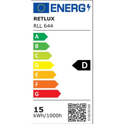 RETLUX RLL 644 G95 E27 bigG 15W WW