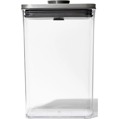 OXO Кухненски съд за съхранение pop steel 2, 6 л, правоъгълник, пластмаса, oxo (oxo3118700)
