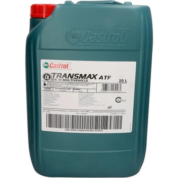 Castrol Масло за автоматична скоростна кутия castrol transmax dx iii mult 20 литра