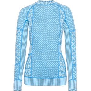 Kari Traa Дамско мериносово термобельо Kari Traa Women's Smekker L/S Merino base layer - Ocean II (115-1319-1914)