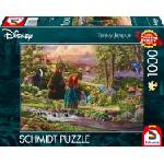 Schmidt Spiele Пъзел Schmidt от 1000 части - Мерида, Храбро сърце (58039)