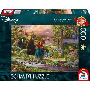 Schmidt Spiele Пъзел Schmidt от 1000 части - Мерида, Храбро сърце (58039)