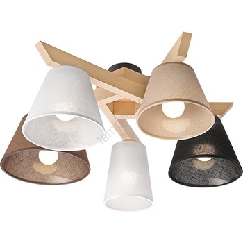 LAMKUR Плафониера ANTONIO 5xE14/40W/230V, монтаж на таван (LA40103)