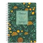 Drasca Скечбук Flowers 120г А6 60л Dahlia зелен фон