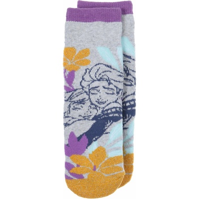 DISNEY FROZEN ANNA a ELSA Dievčenské termo ponožky šedé