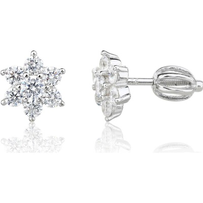 Jan Kos jewellery Stříbrné náušnice MHT-7953/SW00