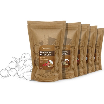 Protein&Co. Proteinová chia kaše 2400 g