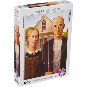 EUROGRAPHICS Пъзел Eurographics от 1000 части - Американска готика (60005479)
