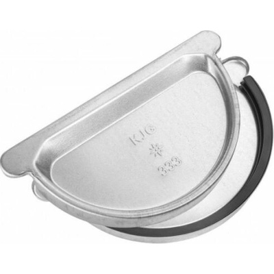 KJG Čelo žľabové polkruhové s gumou 280 mm šírka žľabu 127 mm pozink