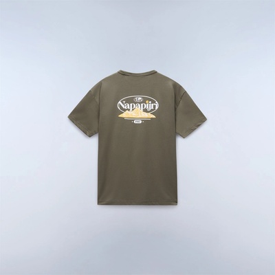 Napapijri Мъжка тениска Napapijri Graphic T-shirt Mens - Green G0A