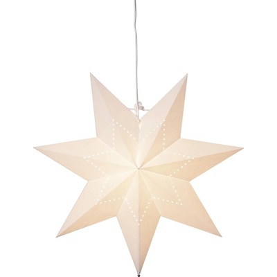 Star Trading Papírová hvězda LYSA P. 43 cm bílá