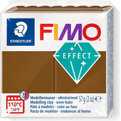 FIMO Полимерна глина Staedtler Fimo Effect, 57g, мет. бронз 71 (21896-А-МЕТ.БРОНЗ)