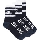 Meatfly Basic Long 3 Pack A Black
