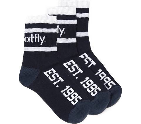 Meatfly Basic Long 3 Pack A Black