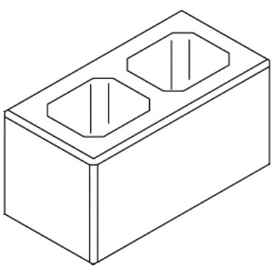 BEST Zdicí tvarovka Best LUNETA I 40x20x20 cm karamel – Hledejceny.cz