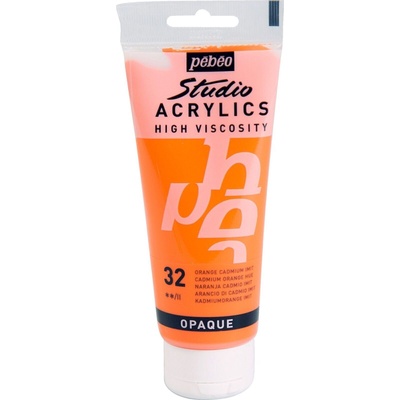 Pébéo 69.2021 АКРИЛНА боя 32 Cadmium Orange Hue 100 ml 1 бр (69.2021)
