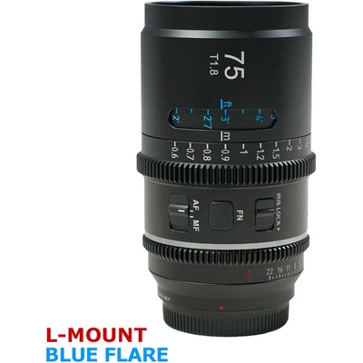 SIRUI Astra AF 75mm T1.8 1.33X Full Frame Anamorphic Cine L-Mount / Blue Flare
